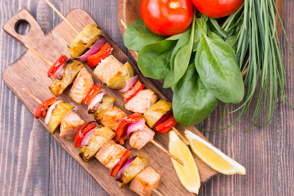 salmon kabobs