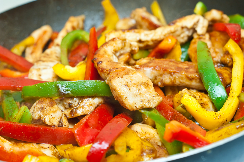 stir-fry chicken