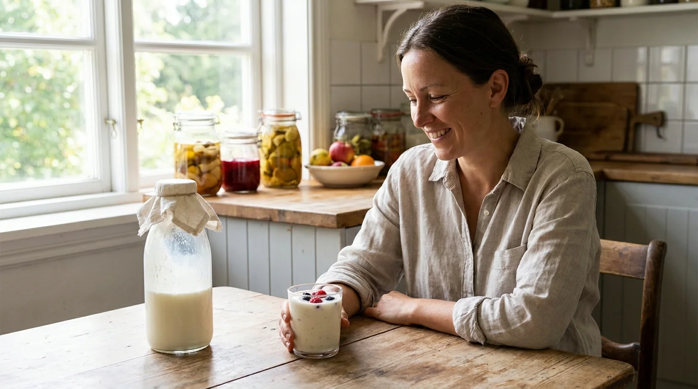 1. Tangy and Probiotic-Rich Kefir