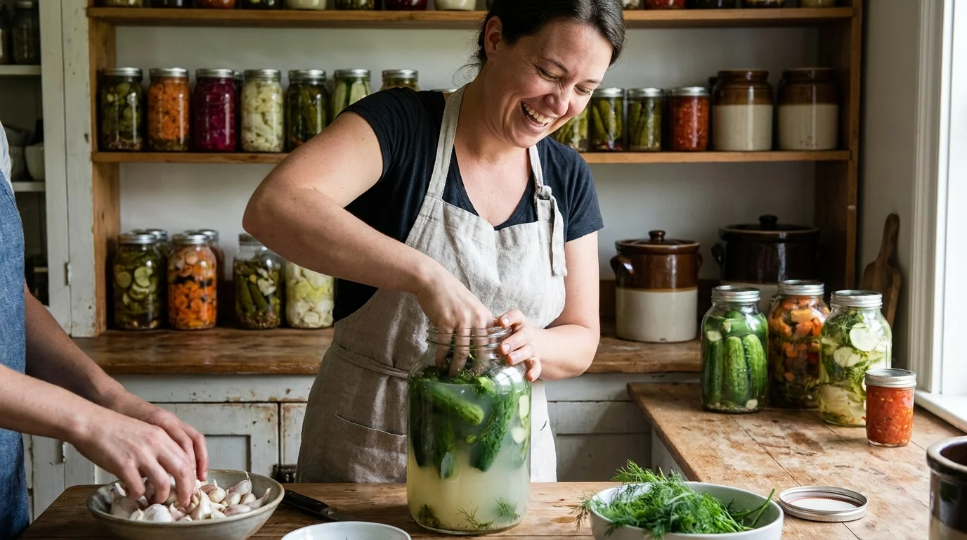 9. Naturally Fermented Pickles