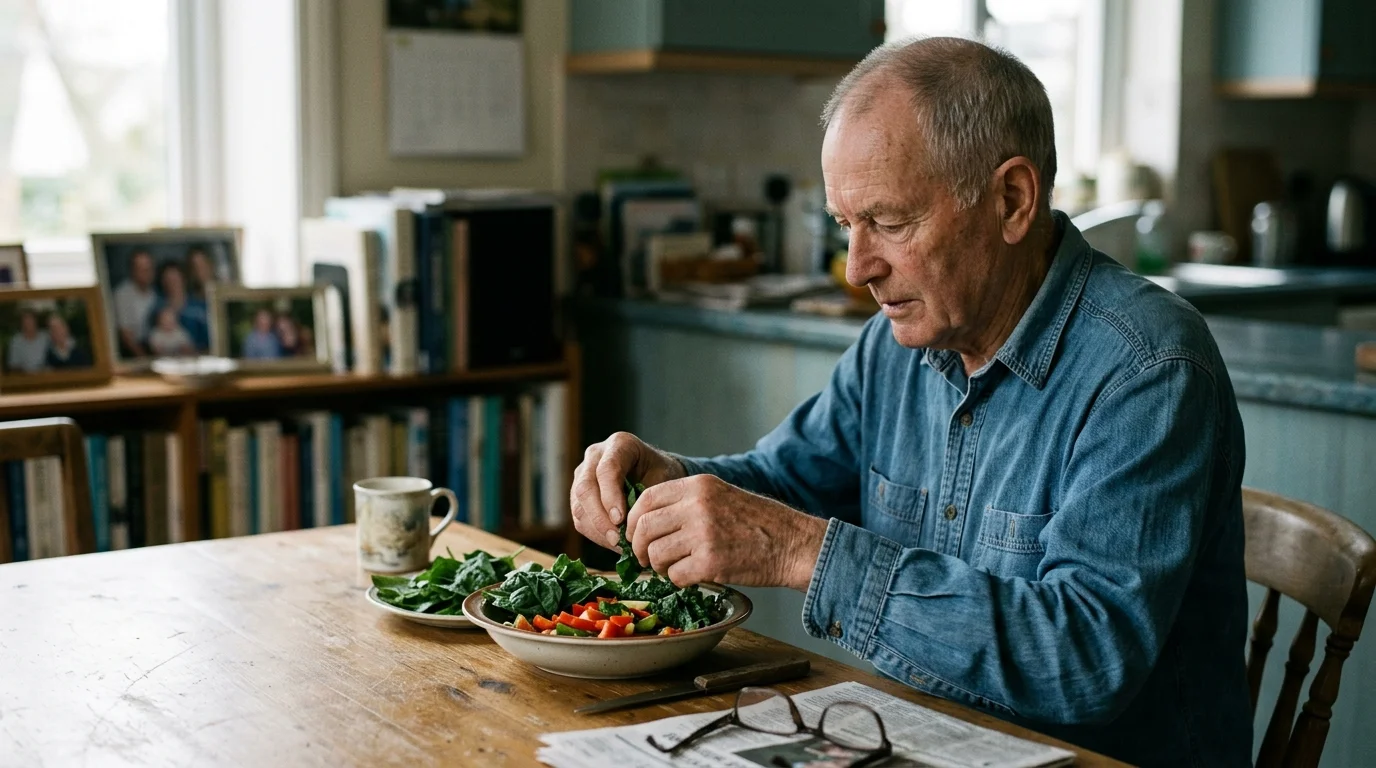 Editorial photograph illustrating: The Science Behind Nutrition and Cognitive Decline