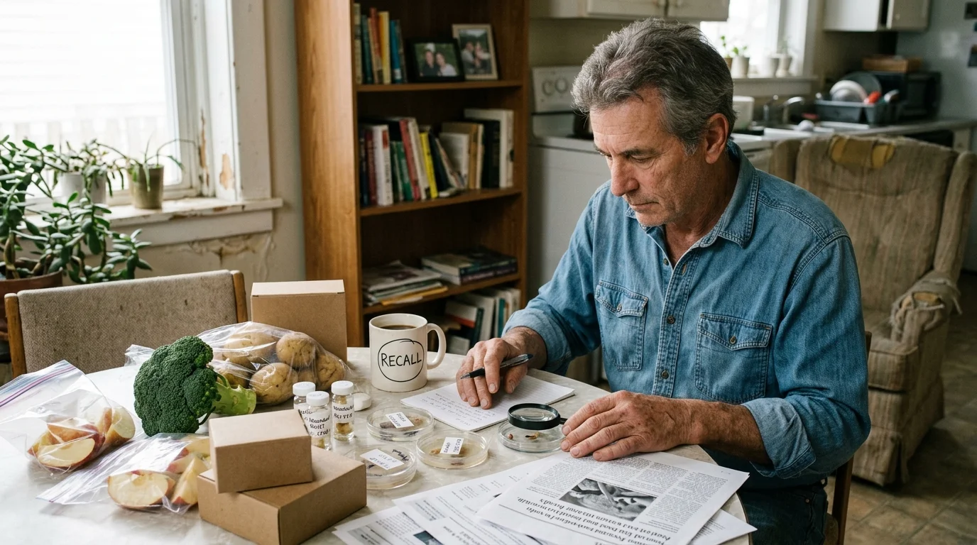 Editorial photograph illustrating: The Science Snapshot Behind Recent Grocery Contaminations