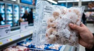 This Warning Sign Means Your Frozen Shrimp Isn’t Safe to Buy