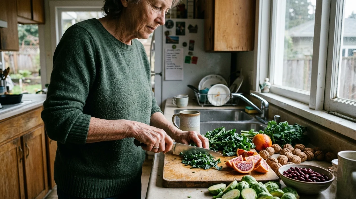 Editorial photograph illustrating: The Science of Dietary Antioxidants and Cellular Health