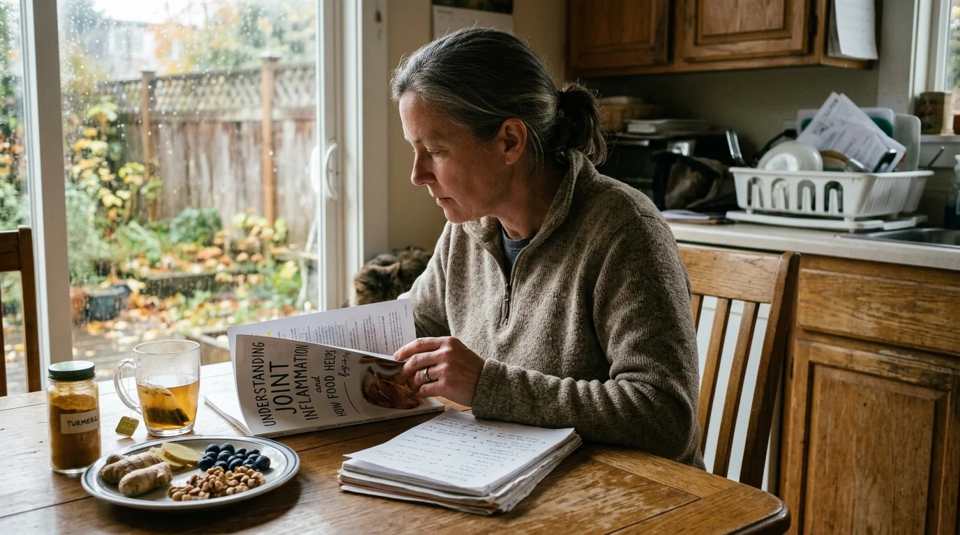 Editorial photograph illustrating: Understanding Joint Inflammation and How Food Helps